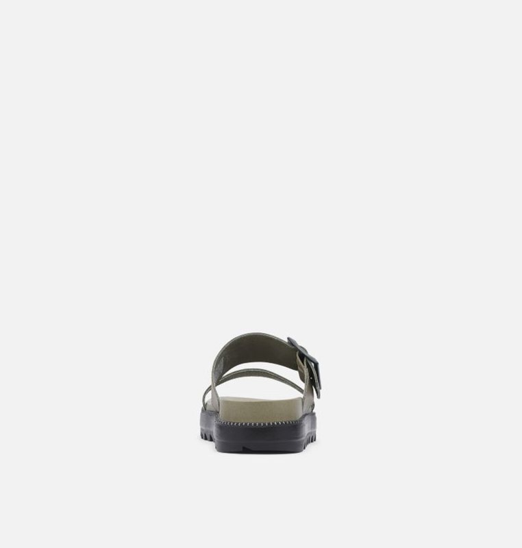 Womens Slides Olive - Sorel Roaming™ Buckle - 982-GYLCJX